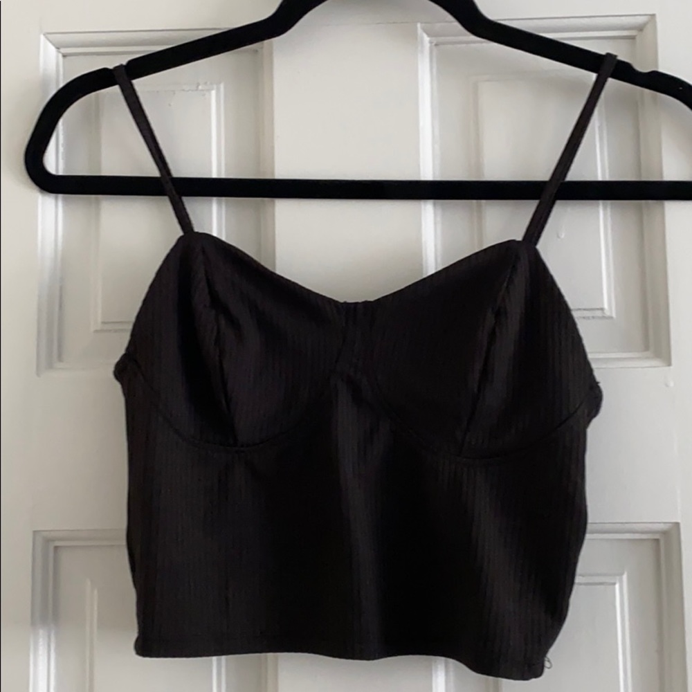 Super cute bustier cropped top from Bershka